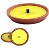 FOFO' FercasaShop® 25 Pezzi Candela antizanzare al Profumo di citronella in coccio di Terracotta Ø 15 cm.