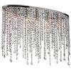 Ideal Lux Rain PL5 Lampada da soffitto E14, Argentato, old size format adapt to the family
