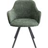 Kare Sedia girevole Lady Loco Coco, verde faggio, 82,5 x 61,5 x 57 cm