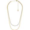 Fossil Ellis JF04939710 - Collana da donna in acciaio inox dorato