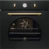 Electrolux - Forno multifunzione FR 65 G finitura nero ghisa con manopole finitura bronzo da 60 cm
