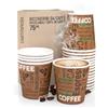 CARTOSPEDÌA - 2000 Bicchierini Caffè Carta, 75 ml, Bicchieri Caffe Monouso Biodegradabili per Espresso, Accessori Caffe indispensabili, Espresso Cup Made in Italy 100%, Brown
