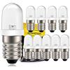 Ruiandsion 10 lampadine LED per torcia elettrica, 12 V, E10, mini lampadine a LED bianco/blu/rosso/verde/giallo, attacco E10 (bianco)
