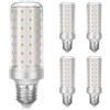 RuLEDne E27 LED Bianco Caldo 7W LED E27 Lampadine a Mais 2700K, Edison Vite E27 Lampadine a Energetico Sostituisce 60W-80W Lampada a Incandescenza, AC 175V-265V, 760LM (E27 9W)