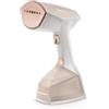 Berdsen Steamer - Piastra per vapore da viaggio, 2000 W, controllo del vapore, potenza del vapore, 45 g/min LCD, set con spazzola da 360 ml, contenitore dell'acqua per il trasporto, colore: Beige
