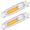 DafuDaGui Lampadina LED R7S 78 mm dimmerabile 20 W, equivalente a lampadina alogena 200 W, 2000 lm, bianco caldo 3000 K, CRI>90, senza sfarfallio, illuminazione a 360°, per soggiorno, camera da letto