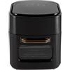 WooDerson Friggitrice ad aria calda da 15 l, con finestra di visualizzazione, touch screen a LED, 1400 W, con grill, intervallo di temperatura 80 - 200 °C, intervallo di tempo 5 - 65 minuti,