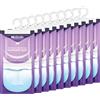 Moismile Assorbitori di umidità confezionati da 10 profumi alla lavanda, sacchetti per deumidificatori da armadio sospeso, assorbitore di umidità, pacchetti compatti per eliminare odori per auto, bagno