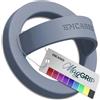 ENCASED Supporto magnetico per telefono, anello sottile in silicone compatibile con iPhone (blu Stormwash)