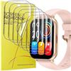 Blueshaweu 6 Pezzi Pellicola per RUIMEN H1 Smartwatch 1,69 Pollici, Pellicola Protettiva per RUIMEN H1 Smartwatch, Sensibile al Tatto, Senza Bolle, HD Trasparente TPU Film (transparent)