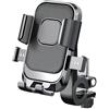 HNSWJZDY per Yamaha TMAX 560 2020-2024,Porta Cellulare Moto Flessibile Regolabile Rotating Stabile Smorzamento Telefono Supporto Accessori,Black