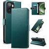 Yunubeyii Cover Libro per OnePlus 15R - [Blocco RFID] Luxury PU Leather Portafoglio Card Holder Magnetic Phone Custodia con Kickstand, Cover Protettiva Antiurto, Verde