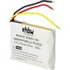 vhbw batteria sostituisce Mio 338040000101, 402035 (1ICP5/21/36) per auricolari cuffie wireless (240mAh, 3,7V, Li-Poly)
