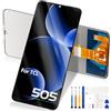 Reparo Schermo LCD per TCL 505 LCD Display per TCL 505 T509K1 LCD Schermo per TCL 505 6.75 Pollici Touch Screen Digitalizzatore Vetro Full Assemblaggio con Kit di Riparazione (Nero)