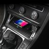 EVURU Caricabatterie wireless QI 15W per Volkswagen Golf 7 MK7 Accessori Auto Supporto di Ricarica Rapida