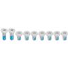Gintai Viti 9 Pezzi per ASUS Zenbook 14 UX3402 UX3402ZA UX3402VA Telaio PC Portatile Custodia Base Fissaggio Screws
