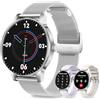 Fitdafit Smartwatch Donna, 1,27 Orologio Smartwatch con Chiamata Bluetooth, Orologio Fitness con Frequenza Cardiaca, Sonno, 100+ Sportive, Impermeabil IP68 Smart Watch per Android iOS (3 Cinturini)