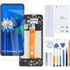 H&LYCYJ Display Schermo per Samsung Galaxy A02 A022F A022F/DS A022M A022M/DS A022G A022G/DS Kit di Sostituzione Schermo LCD con Cornice
