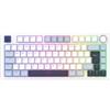 MechLands Aula F75 75% tastiera meccanica senza fili, layout tedesco QWERTZ, tastiera da gioco personalizzata Creamy con pulsante, RGB, hot-swap, interruttore lineare, 2,4 GHz/USB-C/Bluetooth per Win