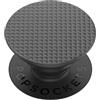 PopSockets Grip Adesivo per Smartphone, Supporto, Cavalletto, Black - Knurled Texture Black