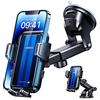 VANMASS Porta Cellulare Auto,【2023 Versione Finale】 Ventosa Universale Supporto Telefono Auto,【Grado Militare】 Installato sul Cruscotto Parabrezza Applicare iPhone 14 13 Pro Max Samsung Galaxy, Blu