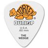 Jim Dunlop Dunlop 424P.60 Tortex - Set 12 Plettri Per Chitarra, 0.60 Mm, Colore Bianco/Arancione