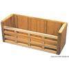 Osculati Vassoio portaoggetti in teak, compatto 280x100x105 h mm , 1 pezzo