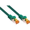 VARIA Group Cavo patch RJ45 Cat 7, 50 m, verde, in TPE, schermato, flessibile