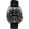 BOMBFROG Orologio subacqueo da uomo, cinturino in neoprene, vintage, automatico, 500 m, colore: Steel Magna