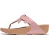 Fitflop Women's Lulu Folded-Knot Leather Toe-Post Sandals, Bianco urbano, 38 EU