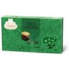 Generico Confetti Très Amour verde - Confezione da 1 kg - Confetti a forma di cuore con cioccolato fondente, bianco e al latte