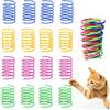 RTRTGS 16 Pezzi Giocattoli a Molla per Gatti Gattino Giocattolo per Gatti a Molla Colorati Senza BPA Molle a Spirale in Plastica Senza BPA Molle a Spirale in Plastica Interattive per Gattino Gatto