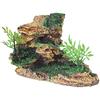 OMEM - Piccolo nascondiglio per rettili, Gabbia per Tartarughe, pianta Artificiale, Decorazione per abitazione umidificata, Red Soil