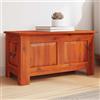 Generico Cassapanca con Coperchio Marrone in Legno Massello di Acacia,Bauli e cassapanche