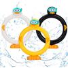 Giugio Giocattoli da Immersione, Giochi Piscina Bambini Anelli da Immersione, Anelli da Immersione e Bastoncini Regalo di addestramento per Piscine subacquee per Bambini di età Superiore a 3 Anni