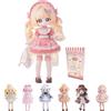 niannyyhouse BJD Blind Box Statuine, bambola snodata a sfera con vestiti, serie Sweetr Girl, action figure in scala 1:12 da collezione (1PC)