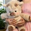 Generico Peluche Che Corre, 60CM Running Cow Peluches Mucche Gigante, Simpatico Cuscino Highland Cattle Pupazzo Che Corre, Antistress Animali Peluche Highland Mucches per Bambini Adulti