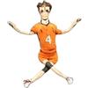 Xinchangda Yu Nishinoya Peluche Figurine Anime Yu Nishinoya Peluche 28 cm Divertente Figura Morbida Imbottita Figura Attiva Articolo Decorazione Regalo