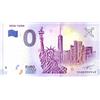 2 EURO COMMEMORATIVI Banconota da 0 Euro New York - Stati Uniti d'America · Souvenir Zero €