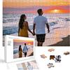 Umitive Foto puzzle personalizzata, 300/500/1000 pezzi, puzzle in legno personalizzato, regalo per San Valentino, immagine di famiglia, regalo unico