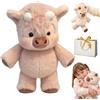 mondpfote Peluche Che Corre Adorabile Pupazzo Che Respira E Cammina, Mucchetta Peluche Che Corre, Animale in Posizione di Corsa per Uomini, Donne, Bambini e Ragazzi (A,45CM)