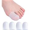 yaxinshi Protezione copri e proteggi Alluce in silicone, per le dita dei piedi per vesciche, calli, vesciche e calli, Per calli, vesciche, unghie mancanti o incarnite (4 pezzi per gli alluci)