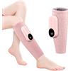Jileson Massaggiatore per Gambe Senza Fili con Calore e Compressione Massaggiatore per Polpacci con 3 Modalità 3 Intensità per Circolazione Sanguigna Rilassamento Muscolare (1 pezzo)