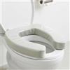 Generico Cuscino Rialzante Per Sedile WC Regolabile In Altezza, Rialzo Per Sedile WC Morbido Con Imbottitura In Schiuma Ad Alta Densità, 40x38x5 Cm, Sediles Rialzato Per Anziani, Attrezzo Universale