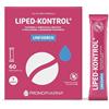 PromoPharma Liped-Kontrol - Integratore Microcircolo, Lipedema e Linfedema - Drenante Gambe Pesanti e Anti-Cellulite - Con Peptidi di Collagene Idrolizzato, Acido Ialuronico e Bromelina - 60 stick pack da 5g