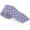 Suitsupply Cravatta Uomo 148 x 8 cm Blu Graphic In Lino Cotone A Punta