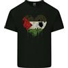Gildan Maglietta Uomo Love Palestine Flag Gildan Nera 3000 Cotone Leggera