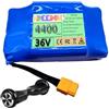 FREEDOH Batteria per Monopattino Elettrico 36V, Batteria per Hoverboard 36V 4.4Ah, batterie al Litio con Scheda di Protezione BMS.