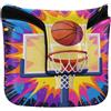 GuoChe Mallet Putter Cover Chiusura Magnetica Putter Headcover per uomini e donne PU Pelle Impermeabile Basket Goccia Colorata