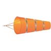 VIOLDHHJK Manica A Vento 60/80/100cm Manica a Vento Meteo Banderuola Fattoria Aeroporto Misurazione della direzione del Vento Rip-Stop Cintura Riflettente Decorazione da Giardino Esterno(Red-Gray-S)